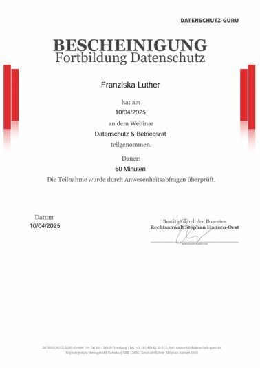 Datenschutz und Betriebsrat