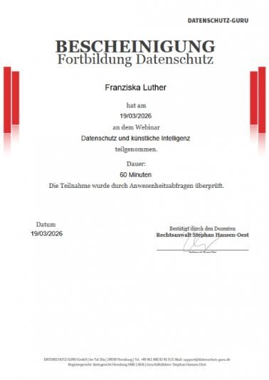 Datenschutz und KI