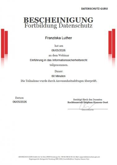 Informationssicherheitsrecht
