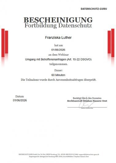 Betroffenenanfragen