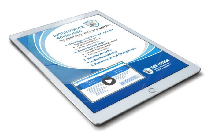 Online-Datenschutzschulung für Mitarbeiter